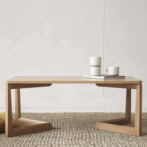 Tavolino basso contemporaneo - T210 - KASTELLA - in noce / in acero / in rovere bianco