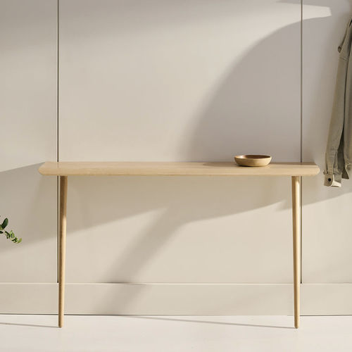Scrivania da parete - T504 - KASTELLA - contemporanea / in rovere / in acero