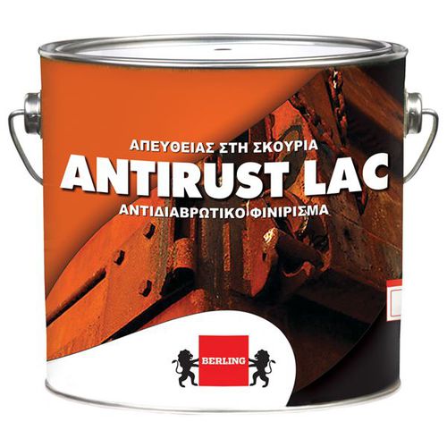 Pittura anticorrosione - ANTIRUST LAC - Berling Paints - per metallo / sintetica / lucida