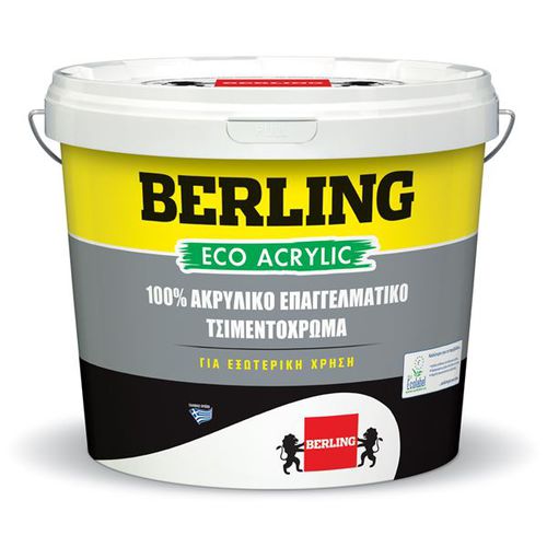 Pittura decorativa - ECO 100% PROFESSIONAL ECO ACRYLIC PAINT - Berling Paints - da esterno / per muro / acrilica