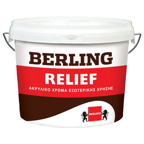 Pittura decorativa - RELIEF WHITE ACRYLIC PAINT - Berling Paints - da esterno / per muro / acrilica