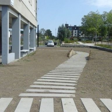 Pavé in calcestruzzo - PREFAC MYWAY - da esterno / per pedoni / carrabile