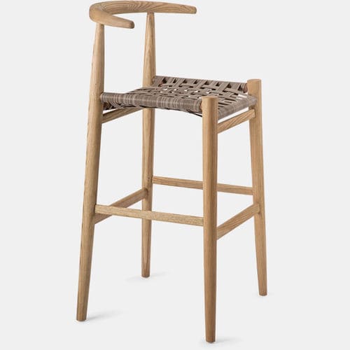Sedia alta contemporanea - NGUNI - VOGEL - da interno / in plastica / in corda