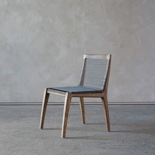 Sedia contemporanea - STITCH - VOGEL - da interno / in legno / in corda