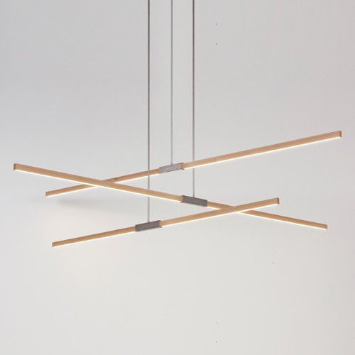 Luce a sospensione - MULTIPLE - Stickbulb - LED / lineare / in legno