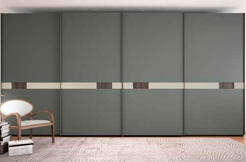 Armadio contemporaneo - GAP - EMEDE - in legno / in melaminico / a porte scorrevoli