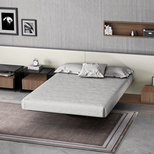 Letto flottante - CLIVER 90 - EMEDE - matrimoniale / contemporaneo / con testiera