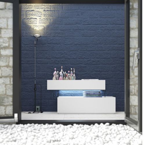 Cassettone design minimalista - KLAS 2S - EMEDE - in vetro / in ceramica / con cassetti