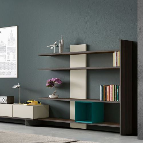 Scaffale contemporaneo - IRO 0542 - EMEDE - in legno laccato