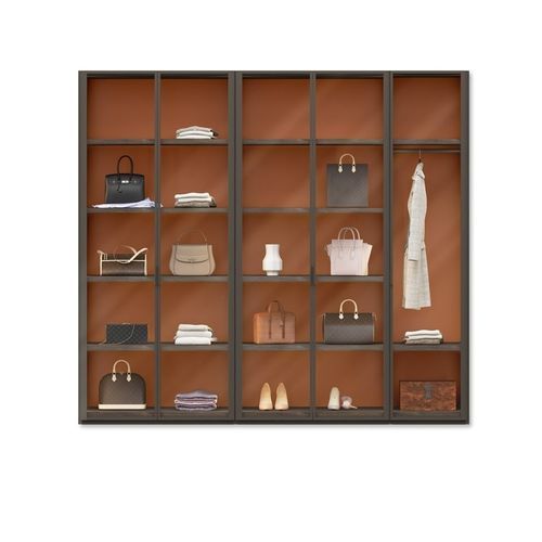 Cabina armadio contemporanea - GRIP - EMEDE - in legno / in vetro / con sportello battente