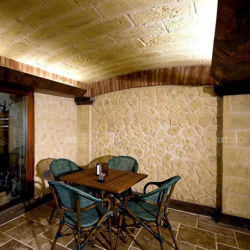 Rivestimento murale per interni - LASTRA - Artstone - da esterno / in pietra / testurizzato