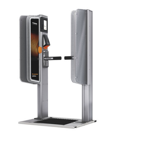 Barriera di controllo accessi - AX500 SMART GATE NG - FLAP - Axess - battente / in alluminio anodizzato / per spazio pubblico