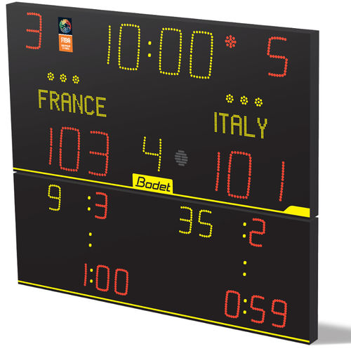 Tabellone segnapunti - 8NT325 ALPHA - Bodet Sport