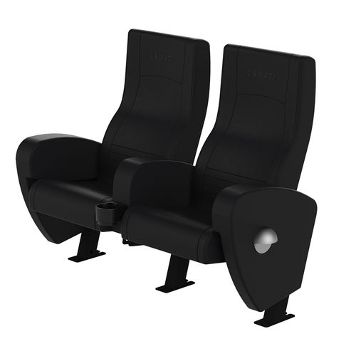 Poltrona per cinema in tessuto - ODEON CLUB - Camatic Seating - contract / rossa / imbottita