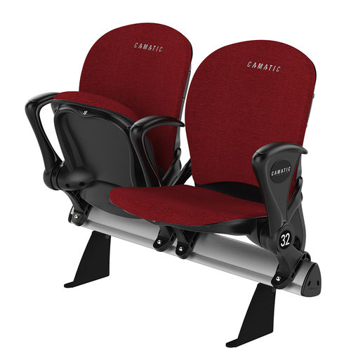 Poltrona per auditorium contemporanea - QUANTUM EDUCATION - Camatic Seating - in ecopelle / in tessuto / in polipropilene