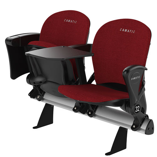 Poltrona per auditorium contemporanea - QUANTUM EDUCATION D2 - Camatic Seating - in tessuto / in polipropilene / imbottita
