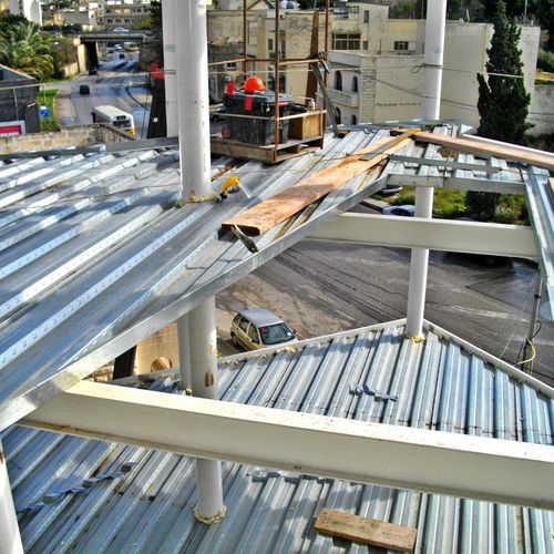 Lamiera ondulata - Jamar - in acciaio galvanizzato / da pavimento