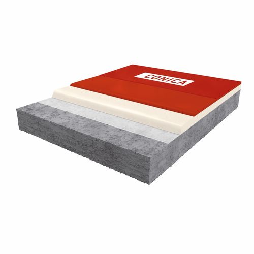 Pavimento in poliuretano - CONIFLOOR LPC + LI - CONICA - per il settore terziario / altri formati / liscio
