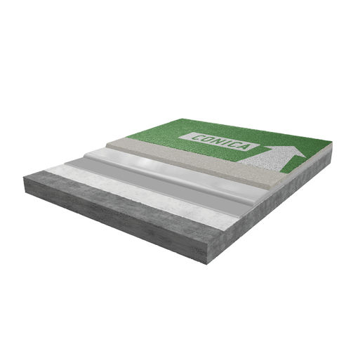 Pavimento in poliuretano - CONIPROOF PPC DL - CONICA - da interno / da esterno / per parcheggio