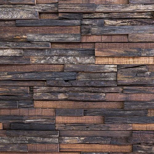 Lastra di paramento in legno - VULCANO - Frevini studio - indoor / riciclata / decorativa