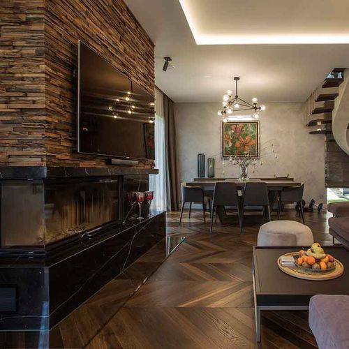 Lastra di paramento in legno - CANYON - Frevini studio - indoor / riciclata / decorativa