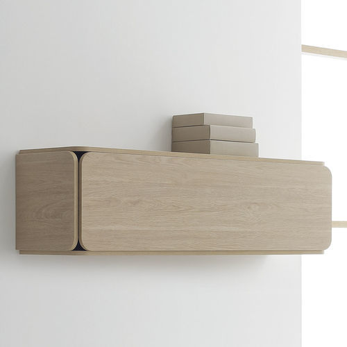 Credenza a muro - NAT 1350 AIR - VISMARA Beauty&Spa Design - contemporanea / in quercia naturale / con ripiano