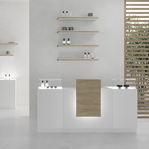 Banco reception in melaminico - LIGHT - VISMARA Beauty&Spa Design - per parrucchiere / per centro estetico / luminoso