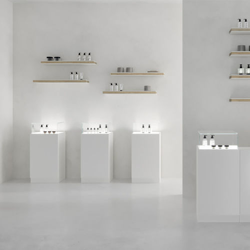 Vetrina contemporanea - LIGHT - VISMARA Beauty&Spa Design - in vetro / in melaminico / illuminata