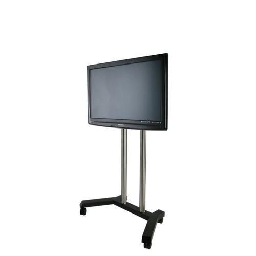 Supporto per TV da terra contemporaneo - HILTON C2I5 - SERI STYLU - con moderno rotelle / in acciaio inossidabile