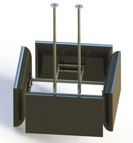 Supporto per TV da soffitto contemporaneo - VW CUBO 4 65″ - SERI STYLU