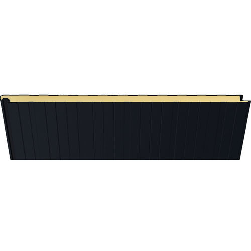 Pannello sandwich per facciata - 0000 NEGRO DEXTAR - HIANSA PANEL S.A - per tetto / per muro / rivestimento in acciaio