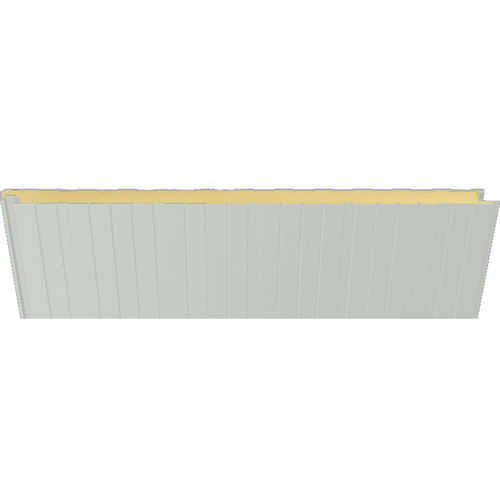 Pannello sandwich per facciata - 2002 CREMA BIDASO  - HIANSA PANEL S.A - per tetto / per muro / rivestimento in acciaio