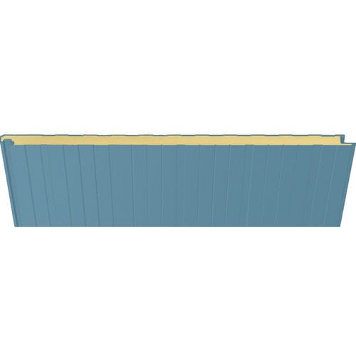 Pannello sandwich per facciata - 4001 AZUL CIELO - HIANSA PANEL S.A - per tetto / per muro / rivestimento in acciaio