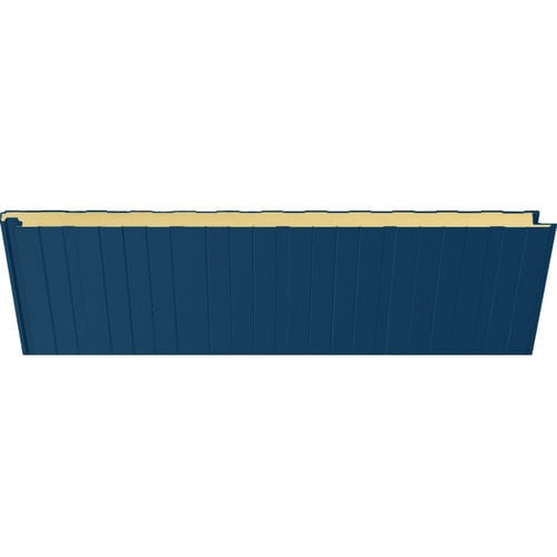 Pannello sandwich per facciata - 4009 AZUL BARACALDO - HIANSA PANEL S.A - per tetto / per muro / rivestimento in acciaio