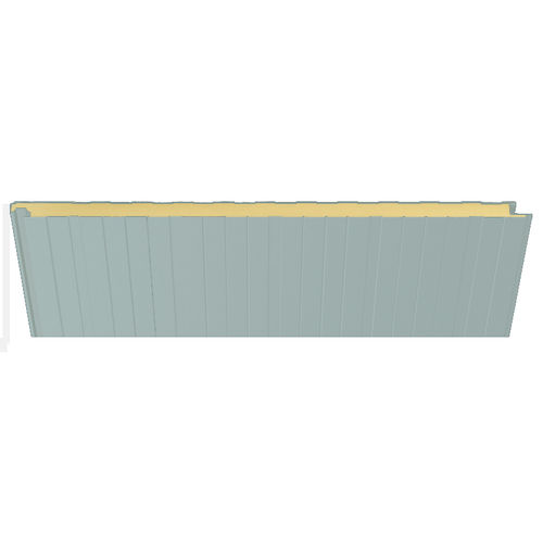 Pannello sandwich per facciata - 5001 GRIS PERLA - HIANSA PANEL S.A - per tetto / per muro / rivestimento in acciaio