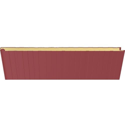 Pannello sandwich per facciata - 7001 ROJO TEJA - HIANSA PANEL S.A - per tetto / per muro / rivestimento in acciaio