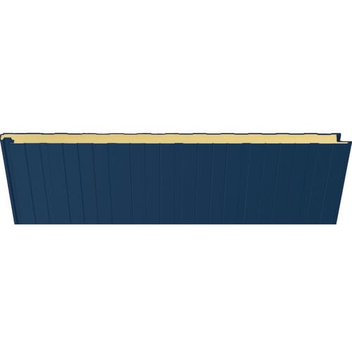 Pannello sandwich per facciata - 4002 AZUL MARINO - HIANSA PANEL S.A - per tetto / per muro / rivestimento in acciaio