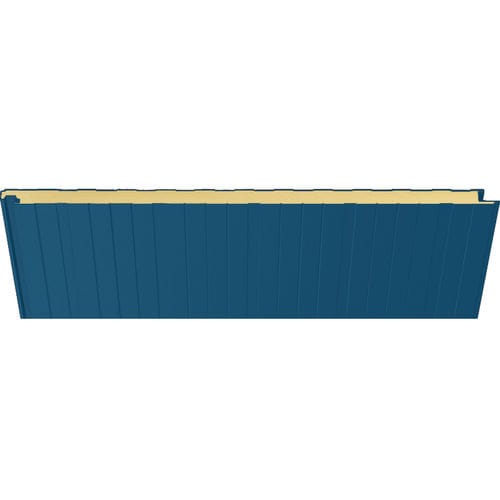 Pannello sandwich per facciata - 5008 AZUL ARDOISE - HIANSA PANEL S.A - per tetto / per muro / rivestimento in acciaio