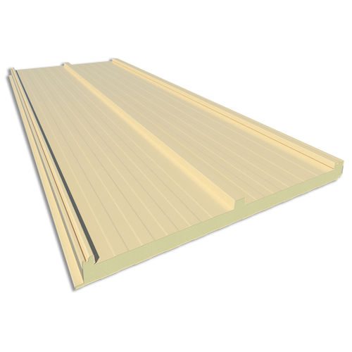 Pannello sandwich per tetto - CUB 3GR - HIANSA PANEL S.A - rivestimento in acciaio / bifacciale metallico / anima in poliuretano PUR