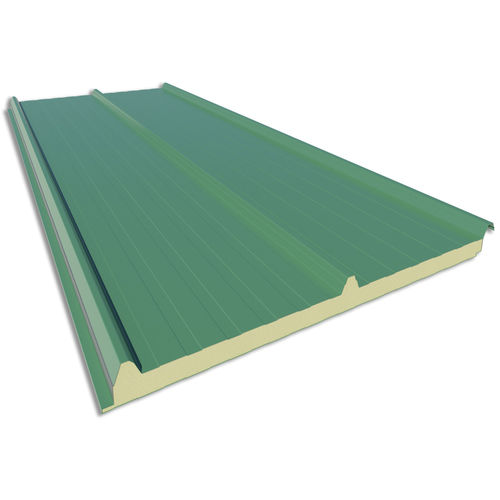 Pannello sandwich per tetto - EASY CUB 3GR - HIANSA PANEL S.A - rivestimento in acciaio / bifacciale metallico / anima in poliuretano PUR
