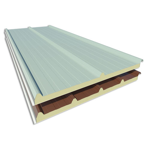Pannello sandwich per tetto a falde - EASY AGRO 3GR/5GR - HIANSA PANEL S.A - rivestimento in acciaio / anima in poliuretano PUR / Euroclasse B-s3-d0