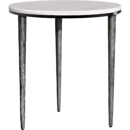 Tavolo d'appoggio contemporaneo - ECORCE - Mobilier De Style - in ferro modellato / in marmo / con supporto in ferro