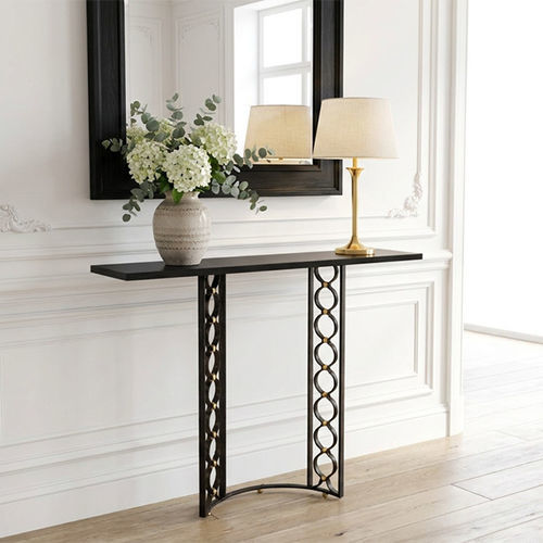 Consolle contemporanea - INFINI - Mobilier De Style - in ottone / in ferro modellato / in marmo