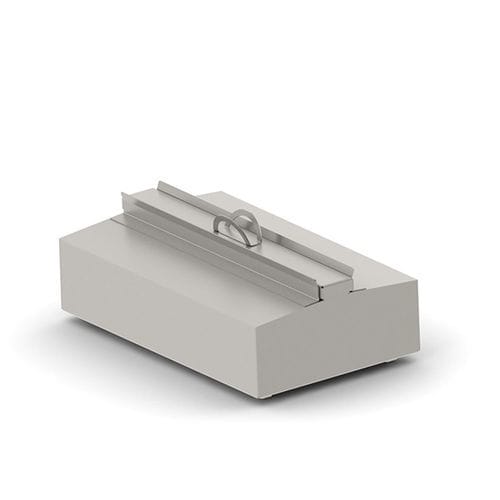 Bruciatore a bioetanolo in acciaio - BR400G - bioKamino - rettangolare / contemporaneo / da incasso