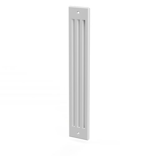 Griglia di ventilazione in acciaio inossidabile - silentAir Gitter M Wei&szlig; - getAir GmbH - rettangolare / per esterni / per uso residenziale