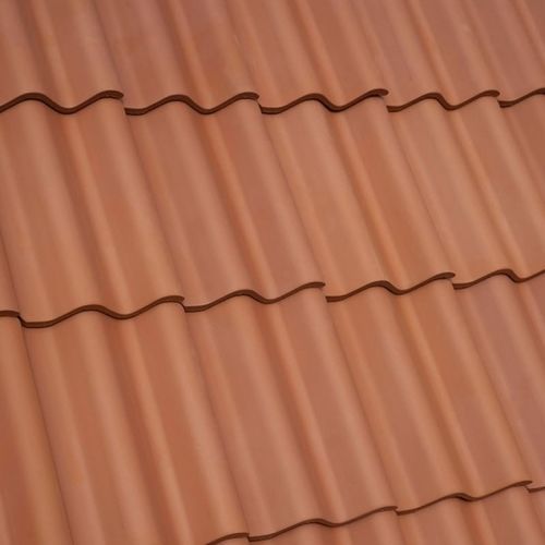 Tegola piana - RT 804 - Randers Tegl A/S - a due vie / in terracotta / grande