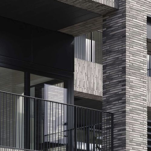Mattone faccia a vista in clinker - RT 160 - Randers Tegl A/S - da esterno / da incollare / contemporaneo