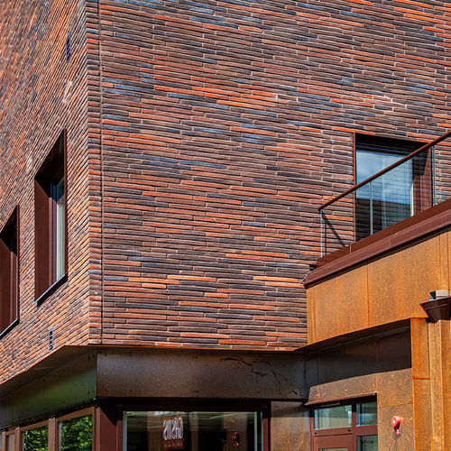 Mattone faccia a vista in clinker - RT 158 - Randers Tegl A/S - da esterno / da incollare / contemporaneo