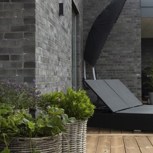 Mattone faccia a vista in clinker - RT 556 - Randers Tegl A/S - da esterno / da incollare / contemporaneo