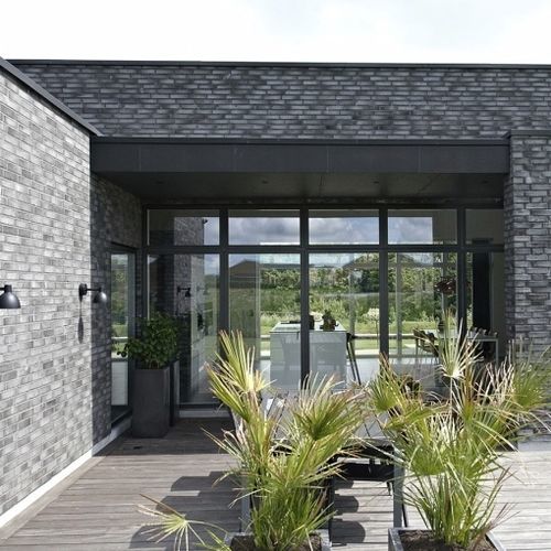 Mattone faccia a vista in clinker - RT 522 - Randers Tegl A/S - da esterno / da incollare / contemporaneo